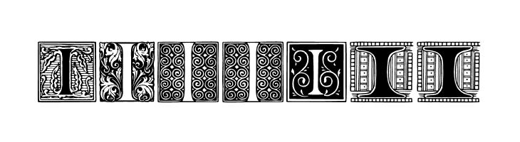 Ornamental Initials I  Free Fonts Download