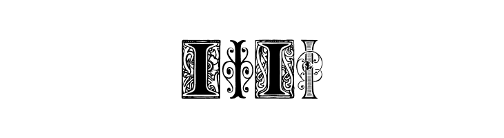 Ornamental Initials I  Free Fonts Download