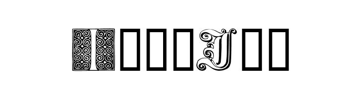 Ornamental Initials I  Free Fonts Download