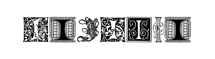 Ornamental Initials I  Free Fonts Download