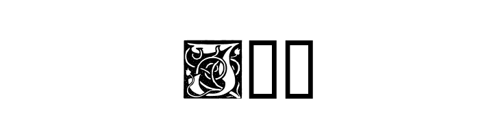 Ornamental Initials J  Free Fonts Download