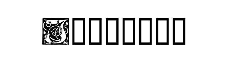 Ornamental Initials J  Free Fonts Download