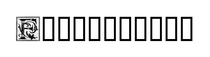 Ornamental Initials F  Free Fonts Download