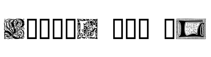 Ornamental Initials L  Free Fonts Download