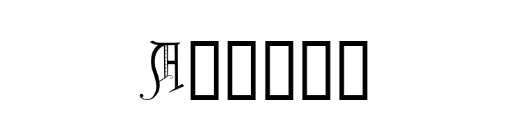 Art Nouveau Initials A  Free Fonts Download