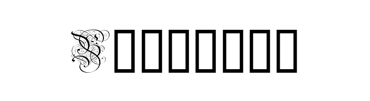 Ornamental Initials B  Free Fonts Download