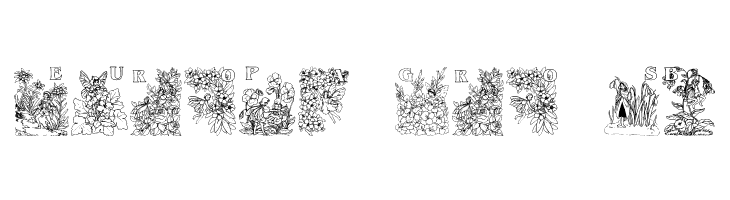 Flower and Fairy Alphabet  Free Fonts Download
