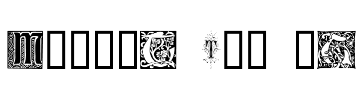 Ornamental Initials T  Free Fonts Download