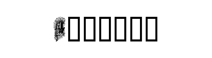 Ornamental Initials C  Free Fonts Download