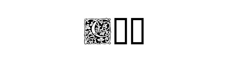 Art Nouveau Initials C  Free Fonts Download