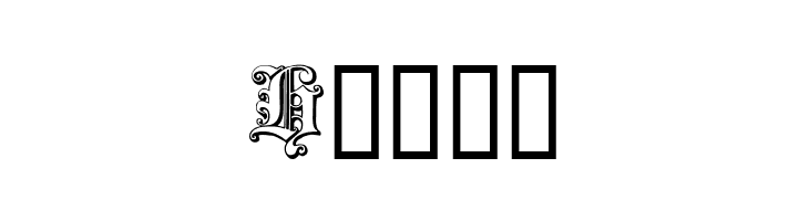 Ornamental Initials H  Free Fonts Download