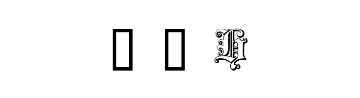 Ornamental Initials H  Free Fonts Download