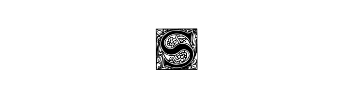 Ornamental Initials S  Free Fonts Download