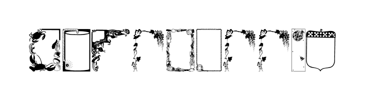 FramesAndBordersIII  Free Fonts Download