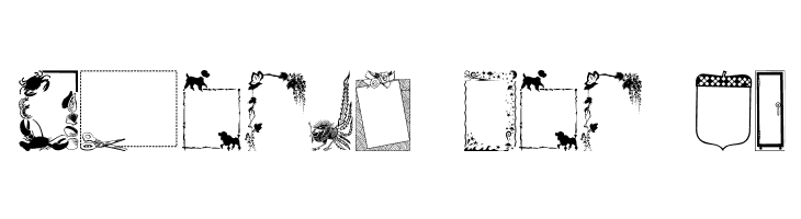 FramesAndBordersIII  Free Fonts Download