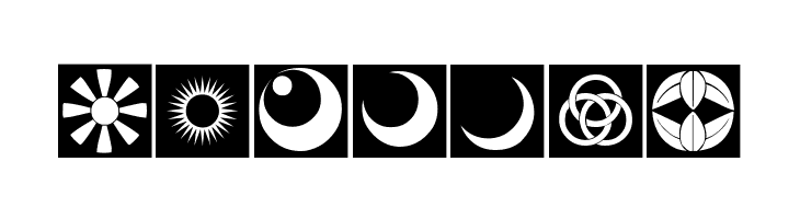 Oriental Icons IV  Free Fonts Download