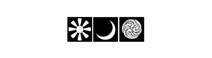 Oriental Icons IV  Free Fonts Download