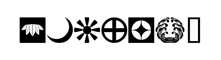 Oriental Icons IV  Free Fonts Download