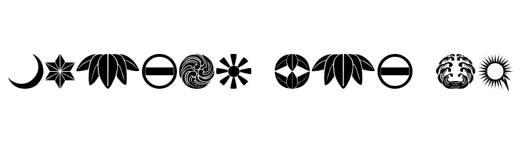Oriental Icons IV  Free Fonts Download