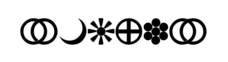 Oriental Icons IV  Free Fonts Download