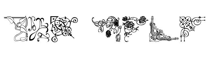 DBL Corners  Free Fonts Download