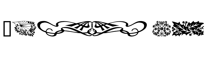Ornamental Elements  Free Fonts Download