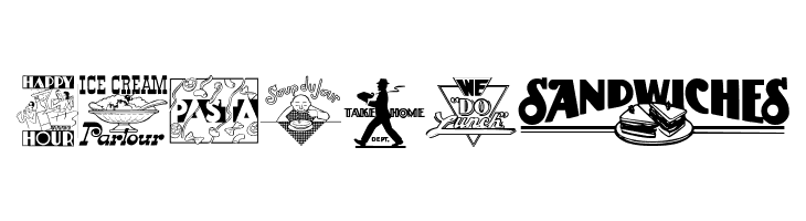 Eating Out  Free Fonts Download