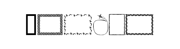 Frames and Backgrounds  Free Fonts Download