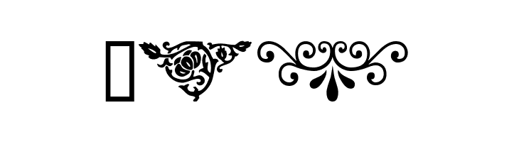 Ornamental Decoration  Free Fonts Download