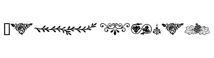 Ornamental Decoration  Free Fonts Download