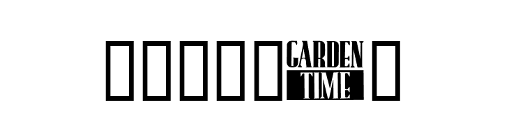 Garden Time  Free Fonts Download