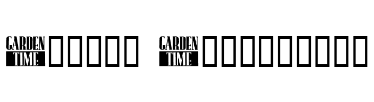 Garden Time  Free Fonts Download