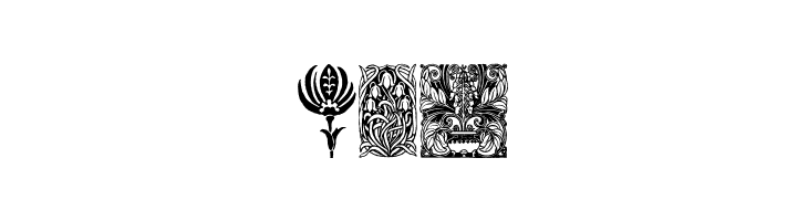 OldFloralIllustration  Free Fonts Download