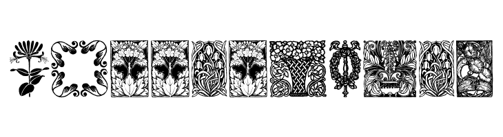 OldFloralIllustration  Free Fonts Download