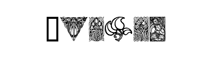 OldFloralIllustration  Free Fonts Download