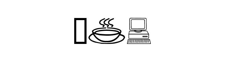 Around the house  Free Fonts Download