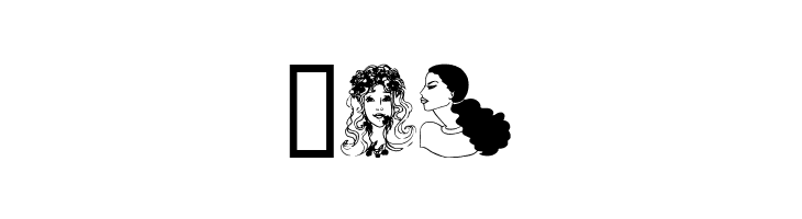 Face of a Lady  Free Fonts Download