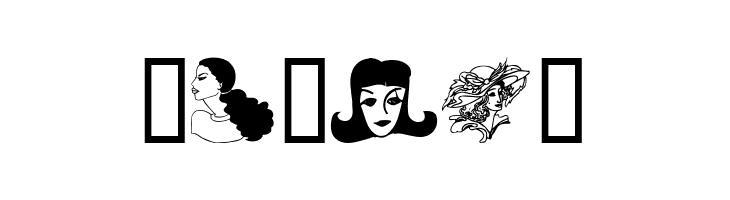 Face of a Lady  Free Fonts Download