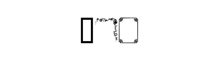 FramesAndBordersII  Free Fonts Download