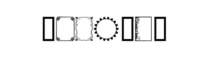 FramesAndBordersII  Free Fonts Download