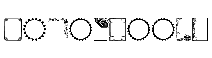 FramesAndBordersII  Free Fonts Download