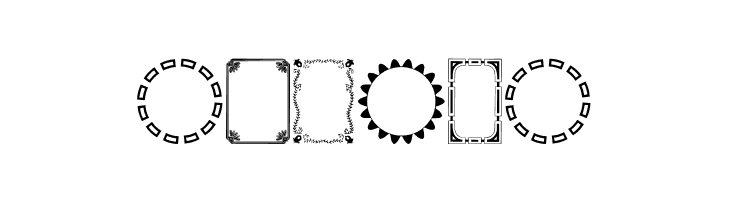 FramesAndBordersII  Free Fonts Download