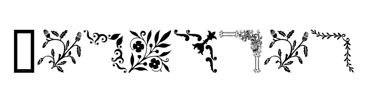 Ornamental Corners  Free Fonts Download