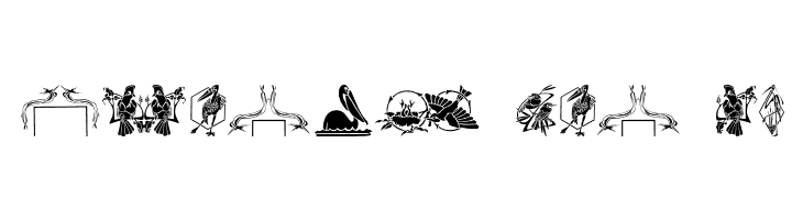 Bird Stencil Design  Free Fonts Download