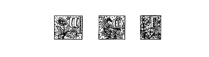 Durbin Initials  Free Fonts Download
