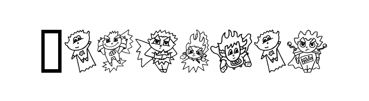 LittleHeroes  Free Fonts Download