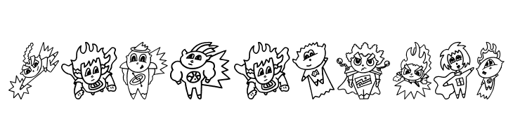 LittleHeroes  Free Fonts Download