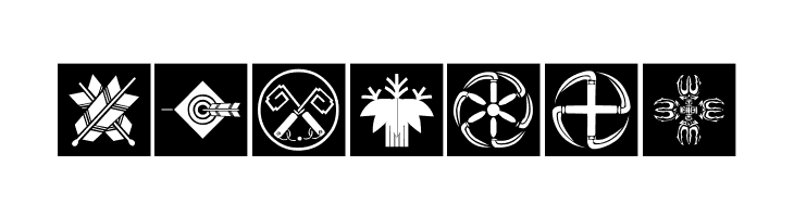 Oriental Icons III  Free Fonts Download