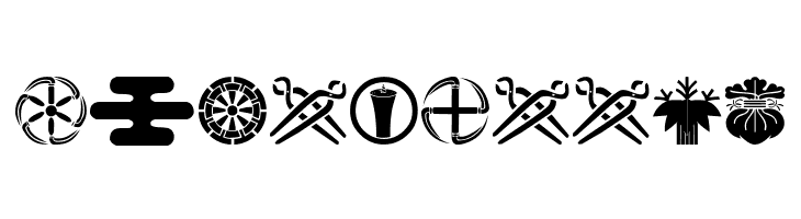 Oriental Icons III  Free Fonts Download