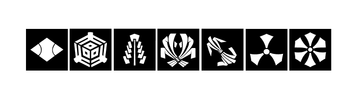 Oriental Icons II  Free Fonts Download